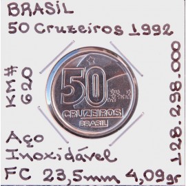 Brasil - 50 Cruzeiros 1992 - BRA8685h