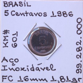 Brasil - 5 Centavos 1986 - BRA8781k