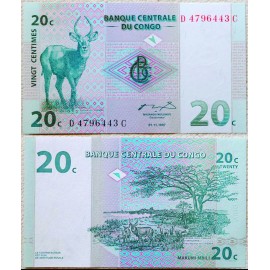 Congo - 20 Centimes 1997 (31)