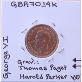 Reino Unido - 1 Farthing 1947 - GBR7014k
