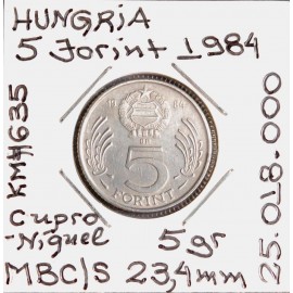 Hungria - 5 Forint 1984 - HUN5407