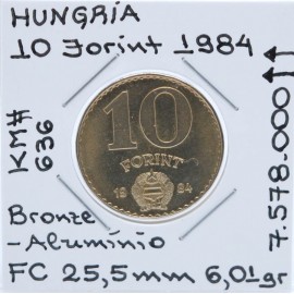 Hungria - 10 Forint 1984 - HUN8267e