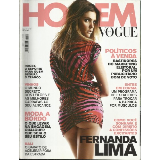 Homem Vogue 11 - Fernanda Lima - RS4871a