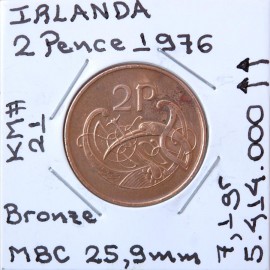 Irlanda - 2 Pence 1976 - IRL8275x