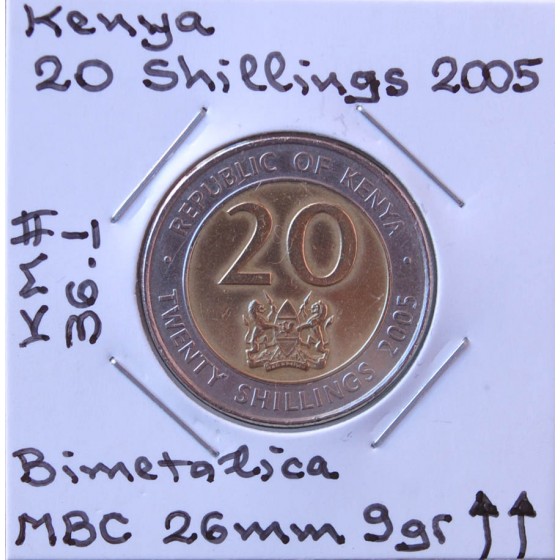 Kenya - 20 Shillings 2005 - KEN8788z