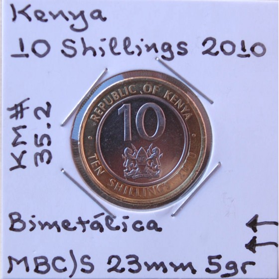 Kenya - 10 Shilings 2010 - KEN8791a