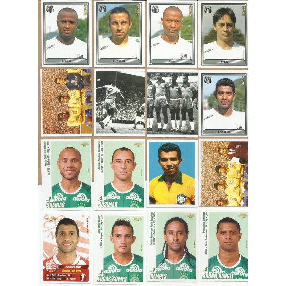 Lote com 28 figurinhas de futebol - MG9052h