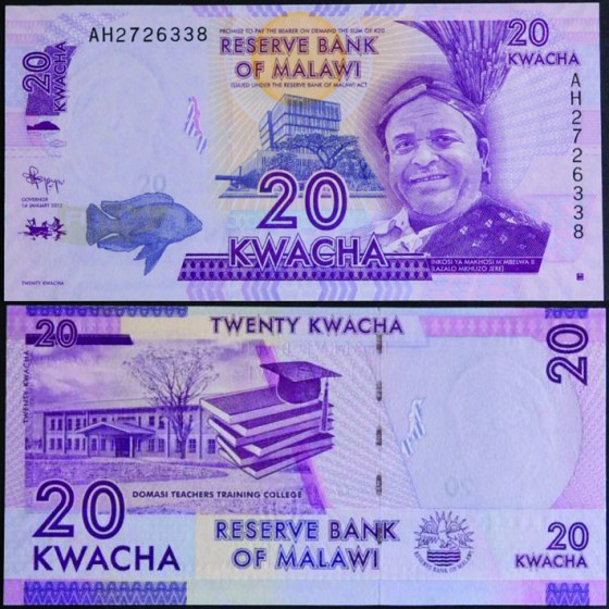Malawi - 20 Kwacha 2012