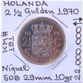 Holanda - 2 1/2 Gulden 1970 - NLD7011z