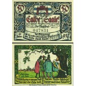 Notgeld - 50 Pfennig - Calbe and der Saale! - 1 a 4