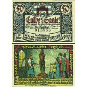 Notgeld - 50 Pfennig - Calbe and der Saale! - 1 a 4