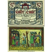 Notgeld - 50 Pfennig - Calbe and der Saale! - 1 a 4