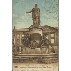Reims - Statue de Louis XV (1765) - MS4136s