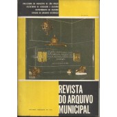 Revista do Arquivo Municipal de São Paulo - 23 volumes - SG1158b