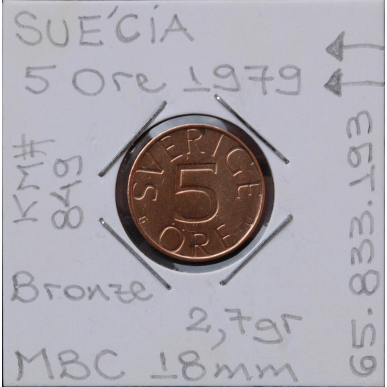 Suécia - 5 Ore 1979 - SWE4097