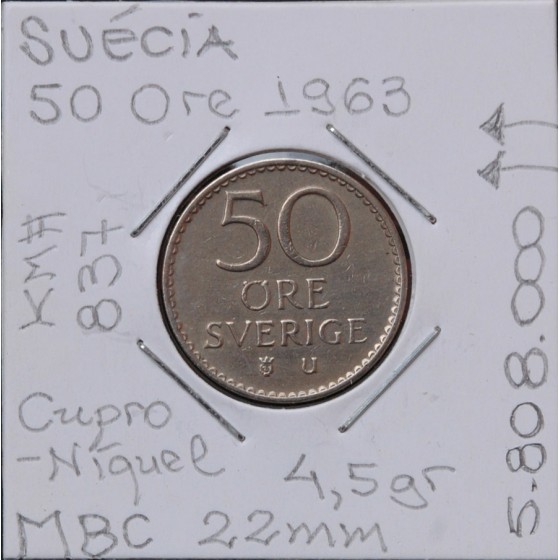 Suécia - 50 Ore 1963 - SWE5944