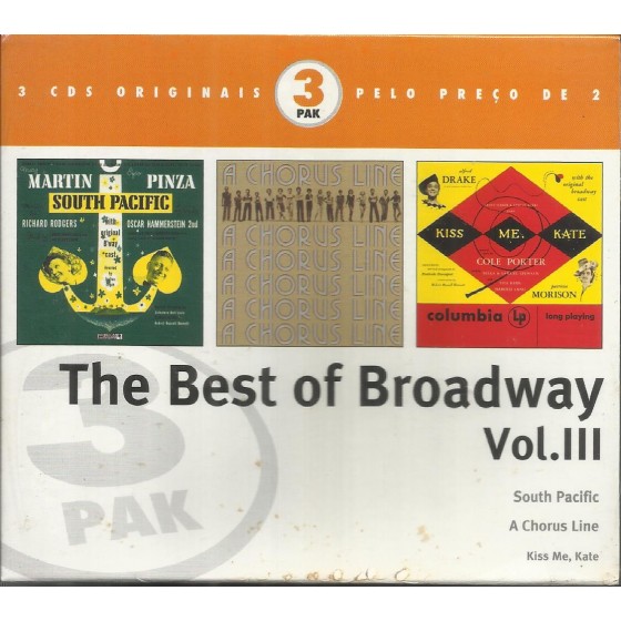 The Best Of Broadway 3 - Pak com 3 CDs - Frete grátis!