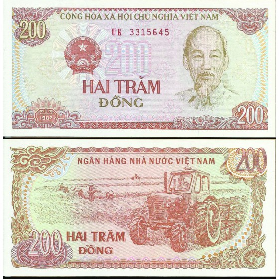 Vietnam - 200 Dong 1987 - UK3315646