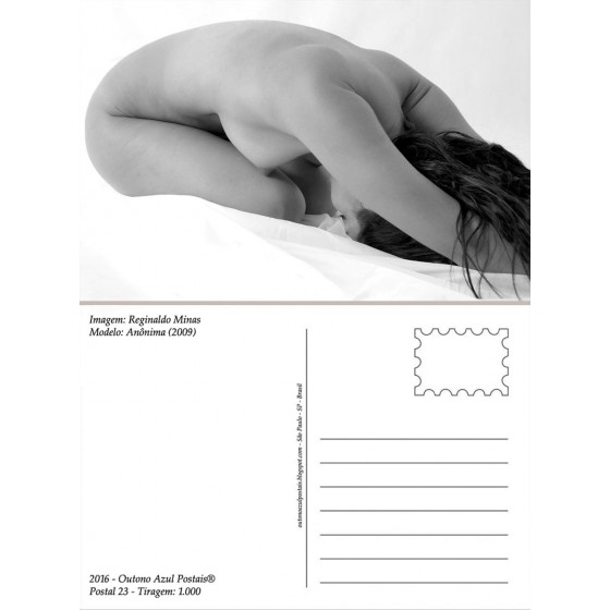 Postal 020 - Nu artístico feminino - 18.979