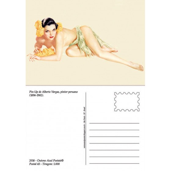 Postal 045 - Pin-Up de Alberto Vargas - 18.961