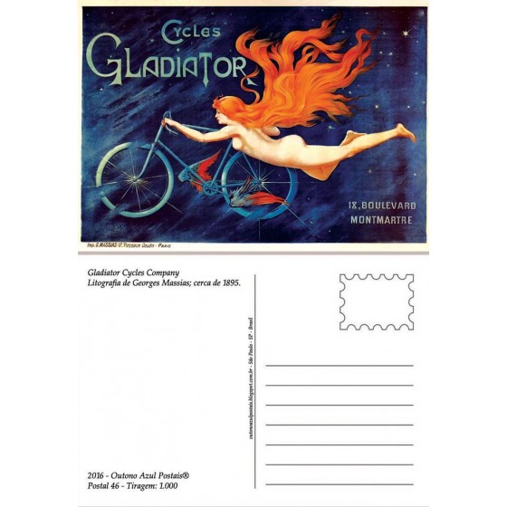 Postal 046 - Gladiator Cycles Company - 18.960