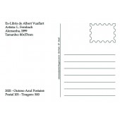 Postal 105 - Ex-Libris de Albert Vuaflart